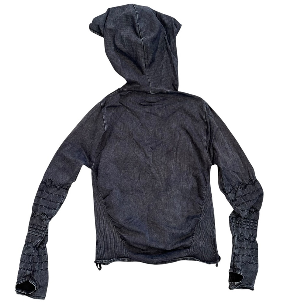 Free People Movement Seamless Good Karma Hoodie Black M/L - Picture 7 of 10
